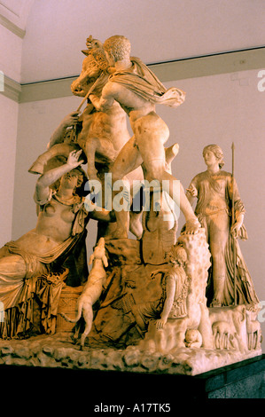 Naples Archäologisches Museum Italien Italienisch Stockfoto