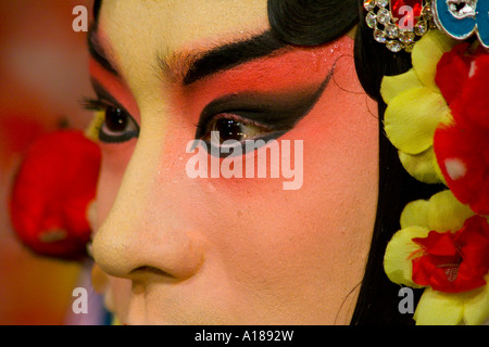 Leistung auf der Bühne Zhengyici Peking Oper Peking China Stockfoto
