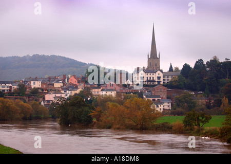 DER HEREFORDSHIRE ROSS AUF WYE UK Stockfoto