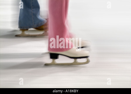 Skater-Beine mit Motion Blur Stockfoto