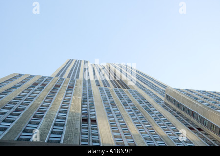 Blick auf das Empire State Building in New York City Stockfoto