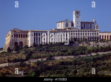 Italien Umbrien Assisi St.-Francis-Basilika Stockfoto