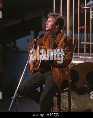 BOB LIND U.S. Sänger im Jahr 1966 er einen großen Hit mit Elusive Butterfly hatte Stockfoto