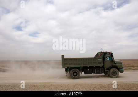 Armee LKW in Jordanien Stockfoto
