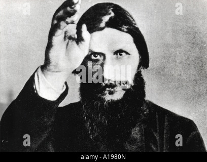 GRIGORI RASPUTIN 1871 bis 1916 - russische Bauern und selbst gestaltete religiösen Führer Stockfoto