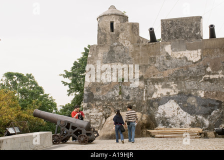 Macau Mount Festung China Stockfoto