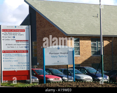 Morrison-Krankenhaus an der Swansea South Wales GB UK 2005 Stockfoto