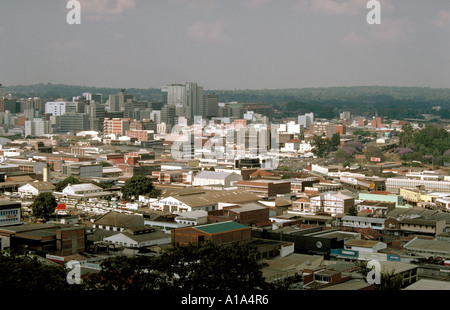 Blick auf Harare City, Simbabwe, Afrika Stockfoto