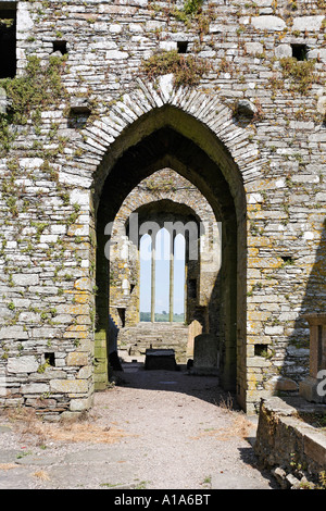 Timoleague Abbey wurde 1240 durch die Franziskaner Mönche gegründet, Timoleague Abbey, Cork, Irland Stockfoto