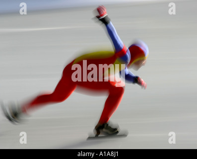 Eisschnelllauf - Eisschnelllauf Männer typische Stockfoto