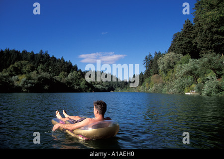 Kalifornien, Russian River, am Fluss in Monte Rio Stockfoto