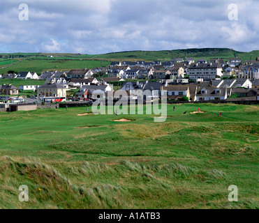 Lahinch Golfclub, 5. Loch, Co. Clare, Irland Stockfoto