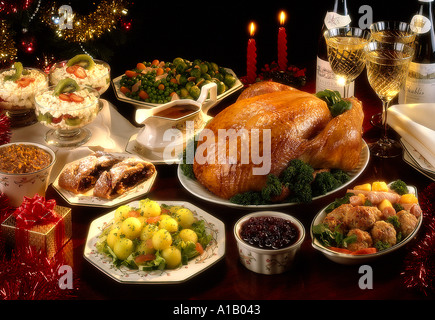 WEIHNACHTEN-AUSBREITUNG Stockfoto