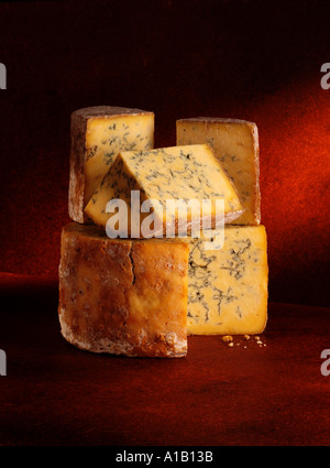 STILTON KÄSE Stockfoto