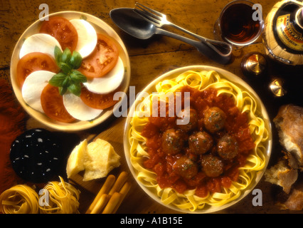 italienische Fleischbällchen Stockfoto