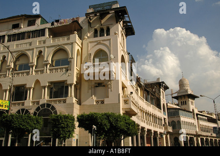 Ein Gebäude im Neo-maurischen Baustil in Heliopolis Viertel von Kairo, Ägypten Stockfoto