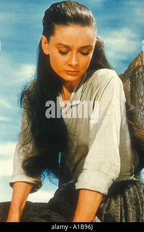 Unforgiven Jahr 1959 Regisseur John Huston Audrey Hepburn Stockfoto