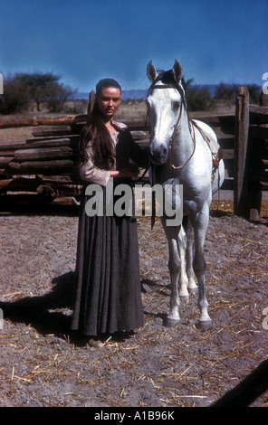 Unforgiven Jahr 1959 Regisseur John Huston Audrey Hepburn Stockfoto