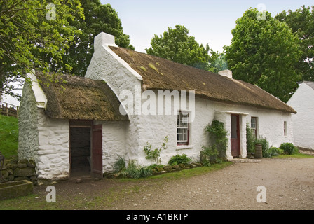 Nordirland Ulster County Tyrone Ulster American Folk Park Mellon Homestead Camp Hill Cottage Stockfoto