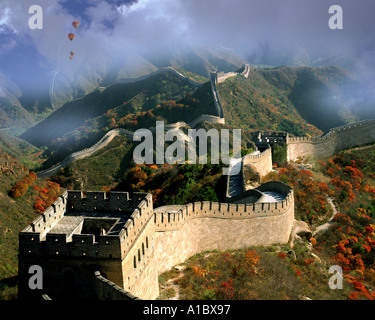 CN - Nord-CHINA: Die chinesische Mauer Stockfoto