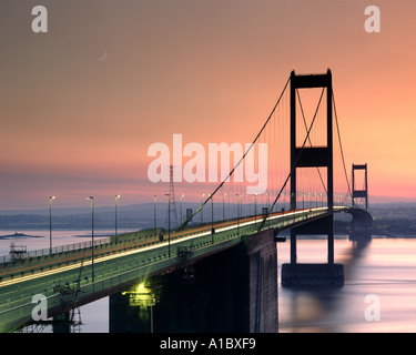 GB - AVON: Severn Bridge in der Nähe von Bristol Stockfoto