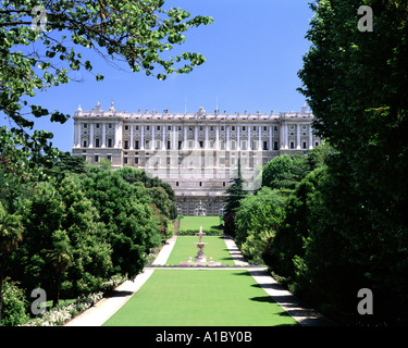 ES - MADRID: Der königliche Palast Stockfoto