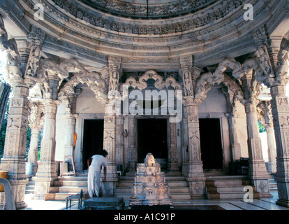 Eingang zum Jain-Tempel in Malabar Hill Bombay Mumbai Maharastra Indien Asien Stockfoto