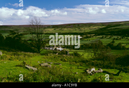 Marrick Priorat, in der Nähe der marske, swaledale, Yorkshire Dales National Park, North Yorkshire, England, UK. Stockfoto