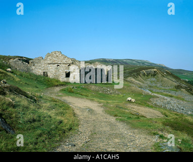 Alten führen Verhüttung Mühle oberhalb Healaugh, obere Swaledale, Yorkshire Dales National Park, North Yorkshire, England, UK. Stockfoto