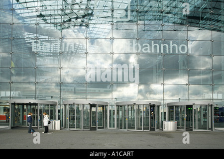 Hauptbahnhof, ehemalige Lehrter Bahnhof, Deutschland, Berlin Stockfoto