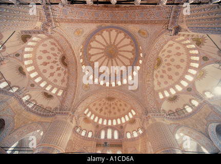 Blaue Moschee (Sultan-Ahmed-Moschee), Istanbul, Türkei Stockfoto