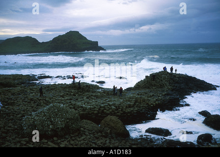 Giant s Causeway County Antrim-Nordirland Stockfoto
