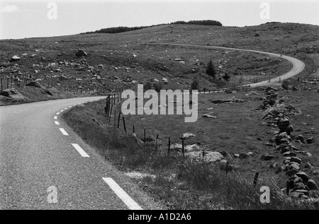 Kurvenreiche Strecke Stockfoto