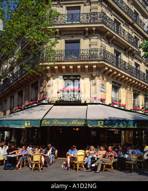 Straßencafé Paris Frankreich Stockfoto