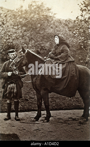 Victoria John Brown 1863 Stockfoto