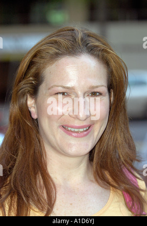 Schauspielerin Ana Gasteyer steht für Fotos. Stockfoto