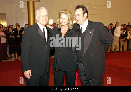 Steve Martin Donna Dixon und Dan Aykroyd kommt in der siebten jährlichen Mark Twain Prize Washington D C. Stockfoto