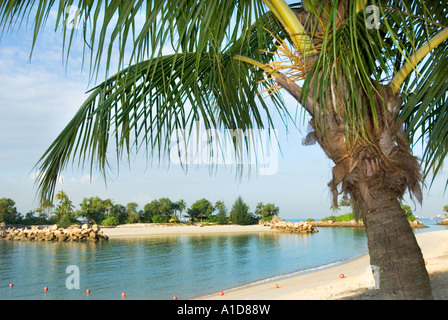 SENTOSA Island Isle SILOSO BEACH Resort Singapur Asien Stockfoto