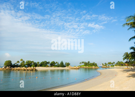 SENTOSA Island Isle SILOSO BEACH Resort Singapur Asien Stockfoto