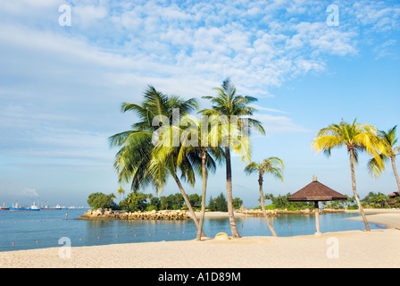 SENTOSA Island Isle SILOSO BEACH Resort Singapur Asien Stockfoto