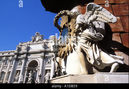 Italien Rom Trevi-Brunnen Stockfoto