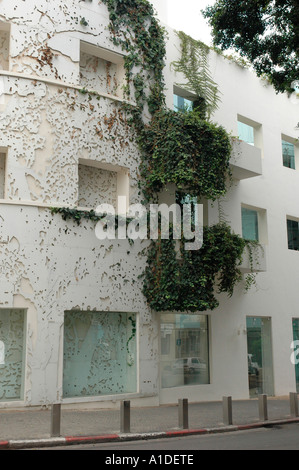 Alten Bauhaus-Stil Gebäude im Rothschild Boulevard Tel Aviv Israel Stockfoto