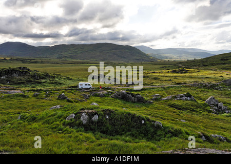 Berglandschaft der Reeks, Kerry, Irland Stockfoto