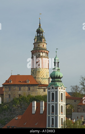 Tschechien Cesky Krumlov Chateau Stockfoto