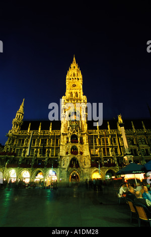 Deutschland, München, Neue Rathaus neues Rathaus am Marienplatz Stockfoto