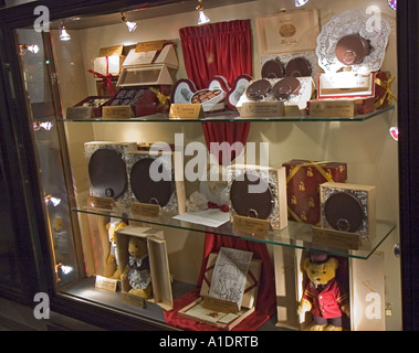 Österreich Wien Hotel Sacher SacherTorte Schaufenster Stockfoto