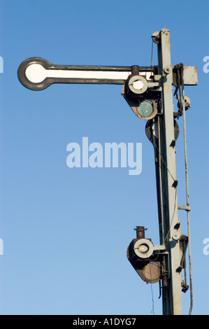 Polnische Staatsbahn semaphore Stockfoto