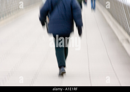 Pendler in London-England-Großbritannien Stockfoto