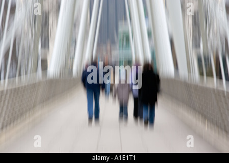 Pendler in London-England-Großbritannien Stockfoto