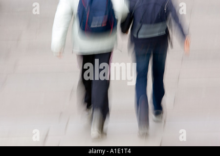 Pendler in London-England-Großbritannien Stockfoto